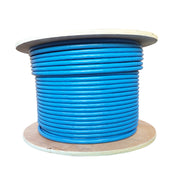 500Ft Cat.8 Solid S/FTP Bulk Wire 23AWG 40Gbps Blue