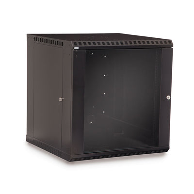 12U Fixed Wallmount Cabinet Glass Door