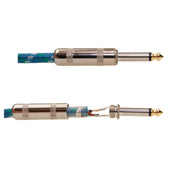 Premium 1/4 inch Mono Patch Cable, 1/4 Male, Woven Jacket