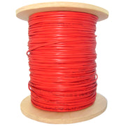 Fire Alarm / Security Cable, Red, 18/2 (18 AWG 2 Conductor), Solid, FPLR, Spool, 1000 foot