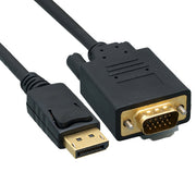 DisplayPort to VGA Video cable, DisplayPort Male to VGA Male