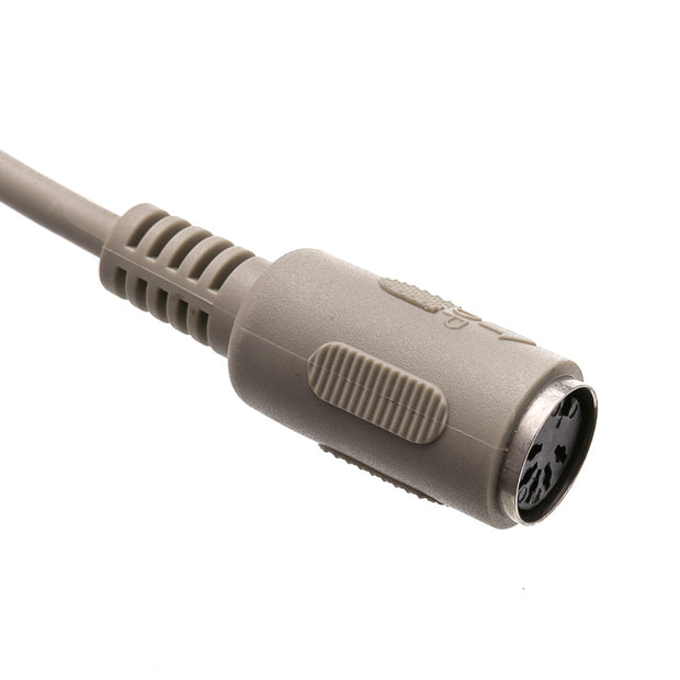 AT Keyboard Extension Cable, Din5 Male to Din5 Female, 5 Conductor, Straight, 15 foot