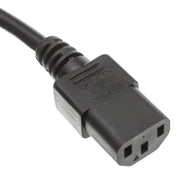 England / UK Computer/Monitor Power Cord with Fuse, BS 1363 to C13, VDE Approved, 6 foot