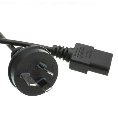 Australian/Chinese Computer/Monitor Power Cord, AS/NZS 3112 to C13, 6 foot