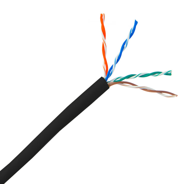 Plenum Cat6 Bulk Cable, Solid, UTP (Unshielded Twisted Pair), CMP, 23 AWG, Pullbox, UL listed, 1000 foot