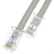 Cat5e Gray Copper Ethernet Patch Cable, Bootless, POE Compliant