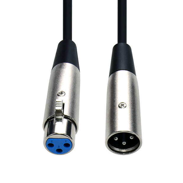 XLR Audio Extension Cable, balanced, XLR Male to XLR Female