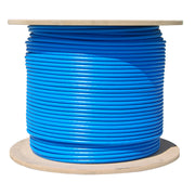 Bulk Cat6a Ethernet Cable, 10 gig Solid, UTP (Unshielded Twisted Pair), 500Mhz, 23 AWG, Spool, 1000 foot