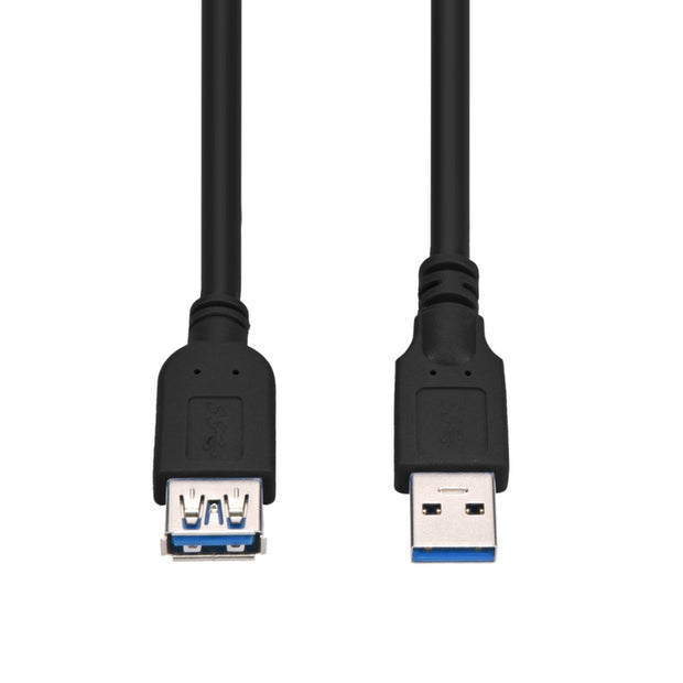 3Ft USB3.0 A-Male to A-Female Cable Black