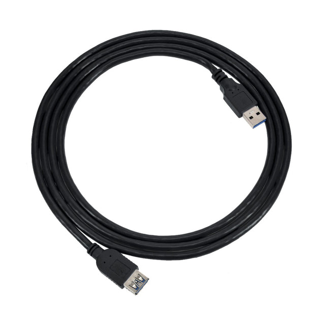 3Ft USB3.0 A-Male to A-Female Cable Black