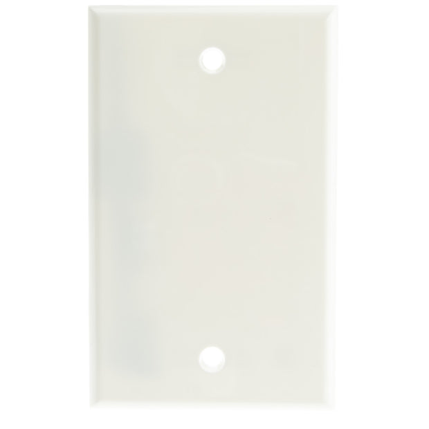 Wall Plate, White, Blank Cover Plate