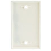 Wall Plate, White, Blank Cover Plate