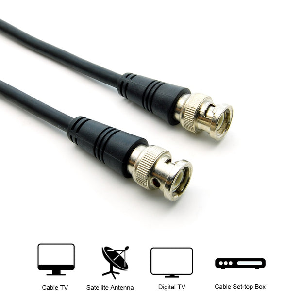 25Ft RG59 Cable with BNC Male Connector