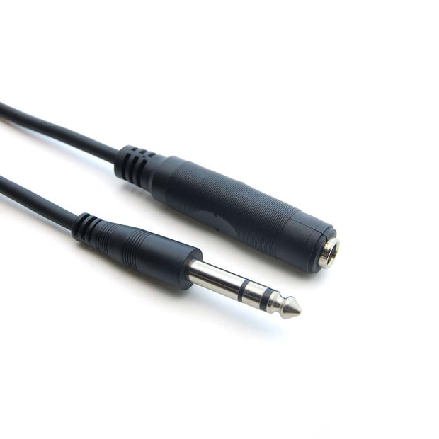 25Ft 1/4" Stereo Male/Female Cable