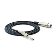 6Ft XLR 3P Female to 1/4 Unbalanced Microphone Cable