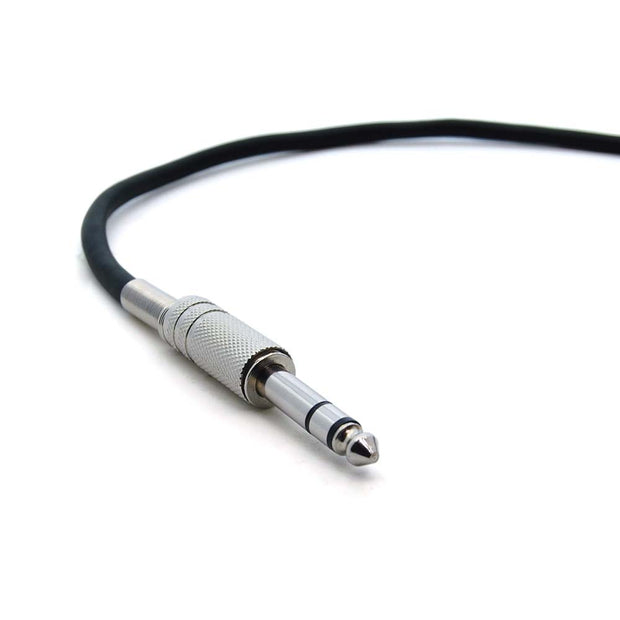 6Ft XLR 3P Male to 1/4" TRS (Balanced Audio) Microphone Cable