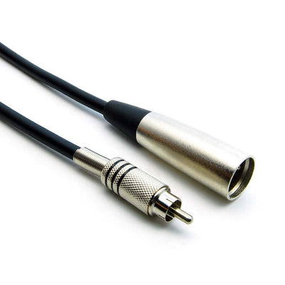 6Ft XLR 3P Male to RCA Male