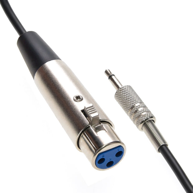 25Ft XLR Female to 3.5mmm Mono Male Cable