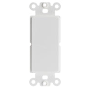 Decora Wall Plate Insert, White, Blank