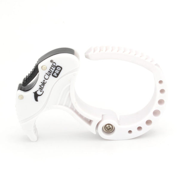 Pack of 15 - Cable Clamp Pro - Small - White/Black