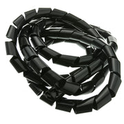 6 foot Spiral Cable Wrap, Black, Diameter: 12mm - 35mm, Cable Management Wraps