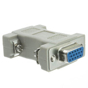 DB9 Male / HD15 (VGA) Female, VGA Adapter, Molded