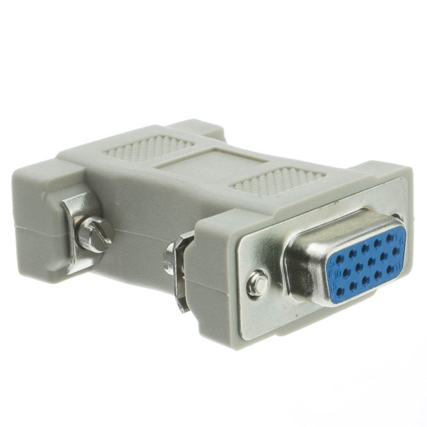 DB9 Male / HD15 (VGA) Female, VGA Adapter, Molded