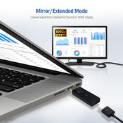 DisplayPort to HDMI Adapter, DisplayPort Male to HDMI Female, Only works from DisplayPort to HDMI