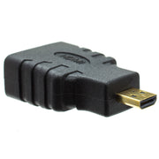 Micro HDMI to HDMI Adapter, Micro HDMI (Type D) Male to HDMI Female