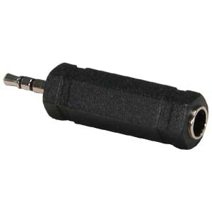 1/4 inch Stereo Female to 3.5mm Stereo Male Adapter