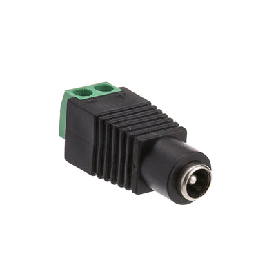 DC Female Power Plug to 2 Pin Terminal (Screw Down) Adapter