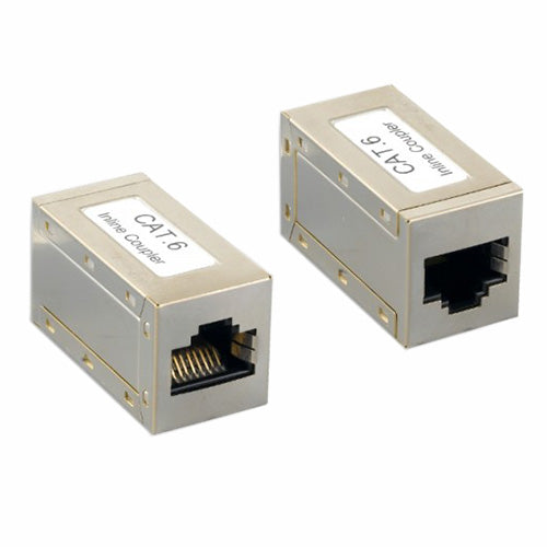 Shielded Cat6 Coupler, RJ45 Female