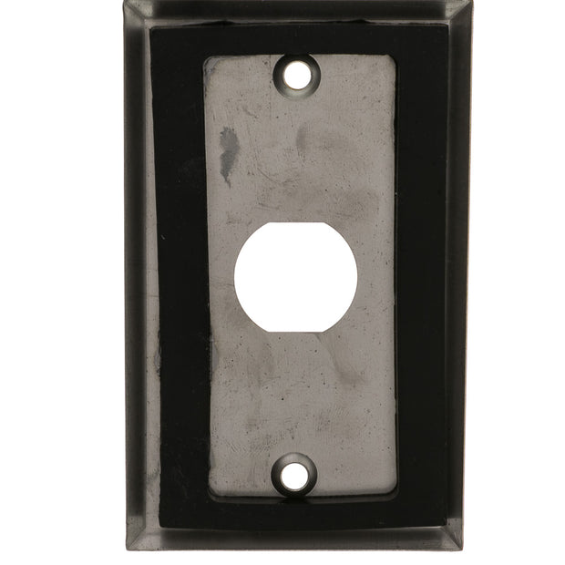 Outdoor Wall Plate w/ Water Seal, Stainless Steel , Single Gang