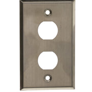 Outdoor Wall Plate w/ Water Seal, Stainless Steel , Single Gang