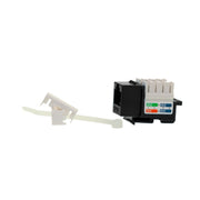 Cat5e Keystone Jack, RJ45 Female to 110 Punch Down