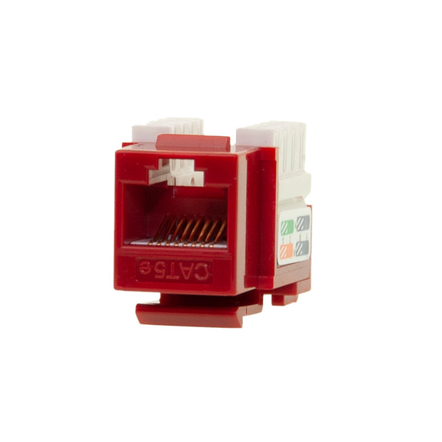 Cat5e Keystone Jack, RJ45 Female to 110 Punch Down