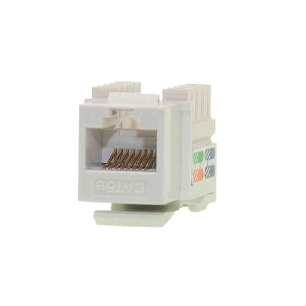 Cat5e Keystone Jack, RJ45 Female to 110 Punch Down