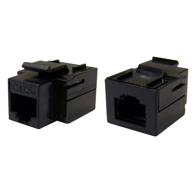 Cat5e Keystone Inline Coupler, RJ45 Female