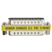 Serial Mini Gender Changer / Coupler, DB25 Male to DB25 Male