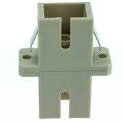 Fiber Optic Coupler, SC/SC Female, Simplex, Plastic Housing