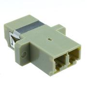 Fiber Optic Coupler, LC/LC Female, Duplex, Plastic Housing