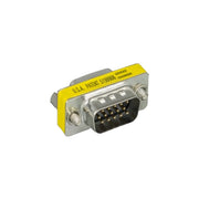 SVGA Mini Coupler for PC, HD15 Male to HD15 Female