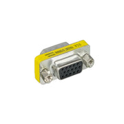 SVGA Mini Coupler for PC, HD15 Male to HD15 Female