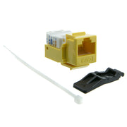 Cat6 Keystone Jack, Toolless, RJ45 Female