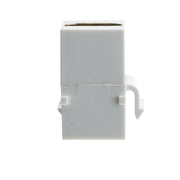 HDMI High Speed Keystone Insert Coupler, HDMI Type-A Female To HDMI Type-A Female, 4K 60Hz, White