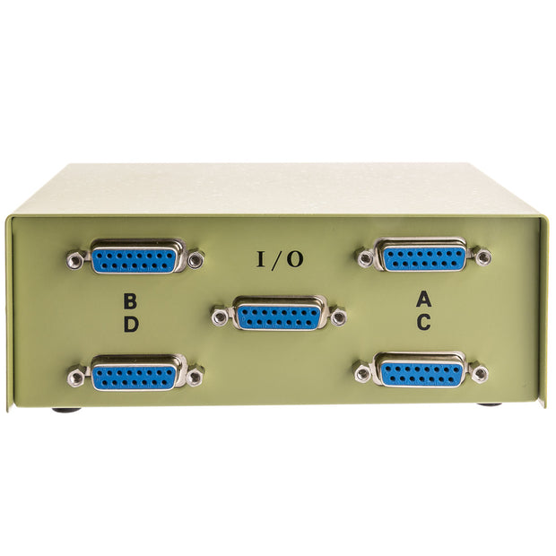 Apple / Mac AB 4 Way Switch Box, DB15 Female