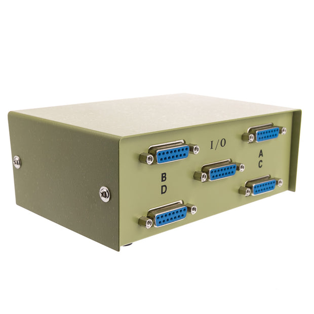 Apple / Mac AB 4 Way Switch Box, DB15 Female