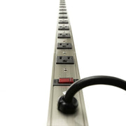 12 Outlet Vertical Rackmount Power Distribution Unit (PDU), Power Strip, 15A with 6ft Power Cord