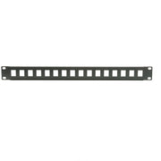 Rackmount Blank Keystone Patch Panel, 3U