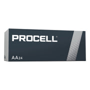 Duracell Procell Industrial Grade Alkaline Batteries, AA, PC1500BKD, 24/Box